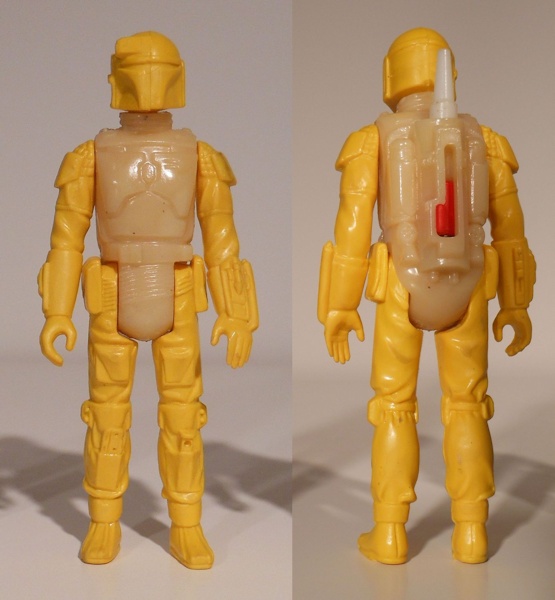 1979 Kenner Star Wars Yellow Bi-color Rocket Firing Boba Fett